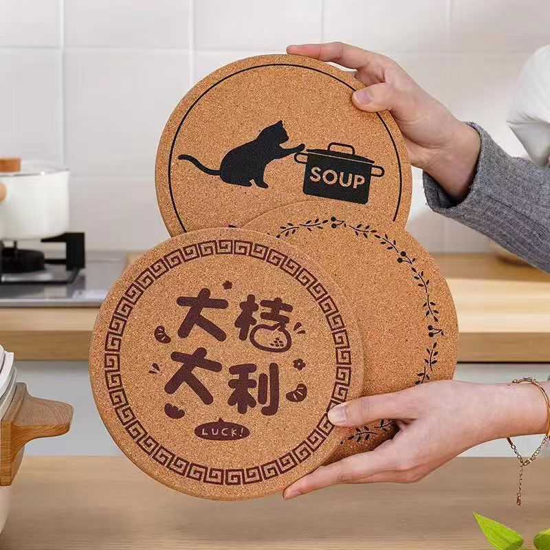 Floral Cork Drink Coaster