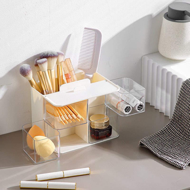 Desktop Cosmetic Organizer with Drawers