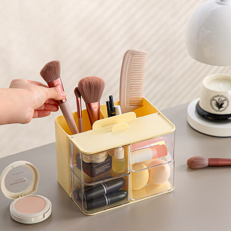 Desktop Cosmetic Organizer with Drawers