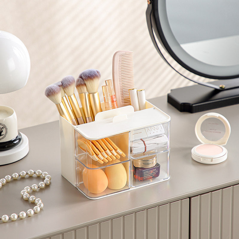 Desktop Cosmetic Organizer with Drawers