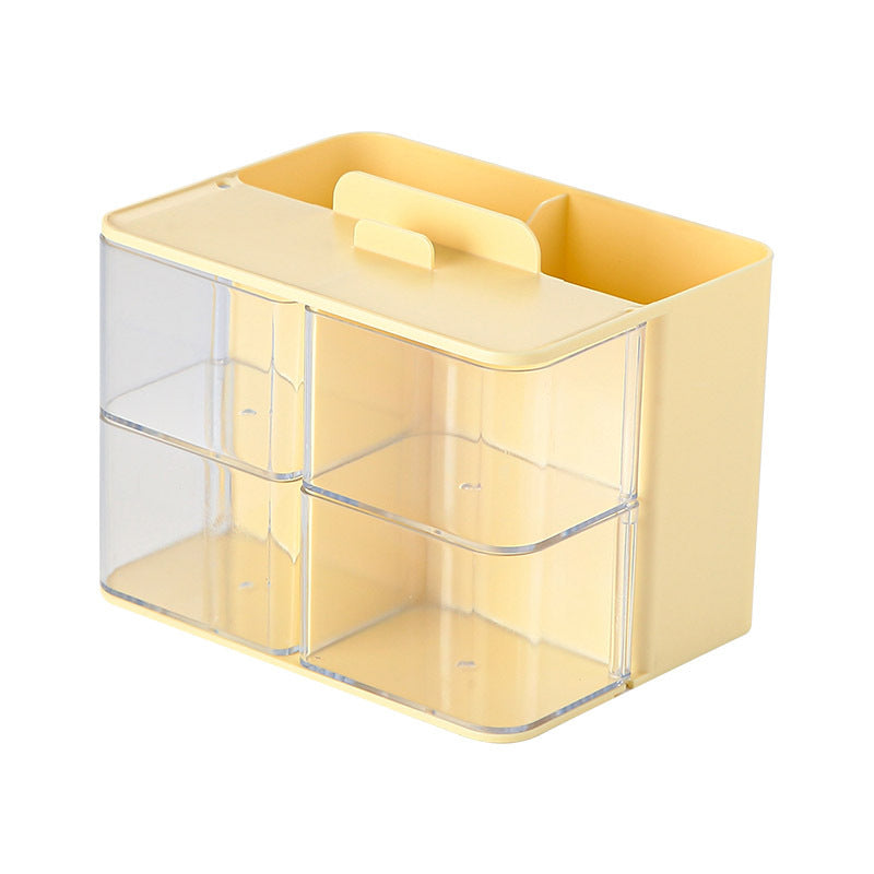 Desktop Cosmetic Organizer with Drawers